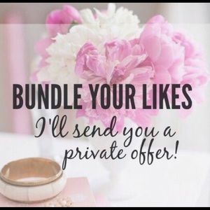 Bundle your likes for a private offer ! 🌷🌺